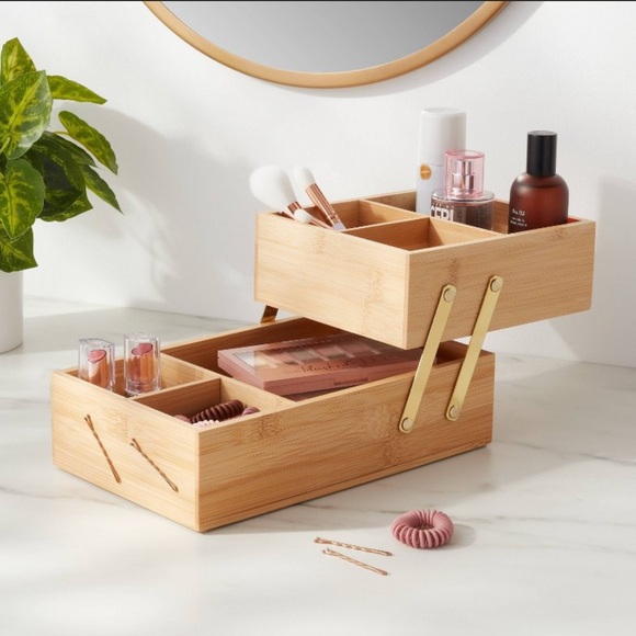 Hinged Bamboo Countertop Organizer - Brightroom (Target Brand) - Picture 3 of 4